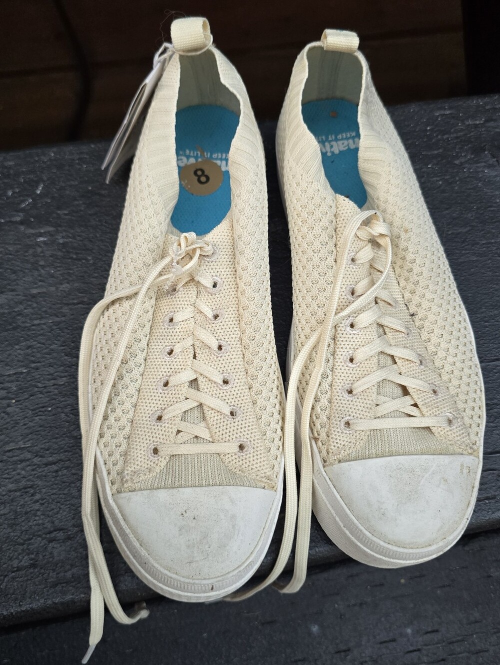 Native Jefferson 2.0 Liteknit Shell White Sneakers